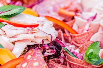 Spar Supermarkt Wurstplatte